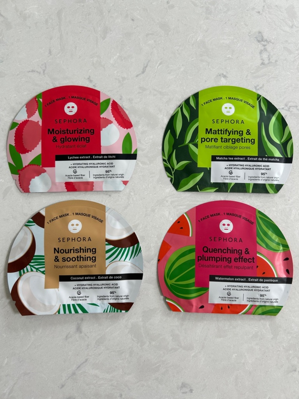 Sephora Assorted Single-Use Face Masks